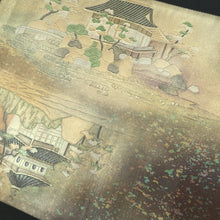 Load image into Gallery viewer, Fukuro Obi Gold Kinkakuji Kyoto Raden Silk BB302V7
