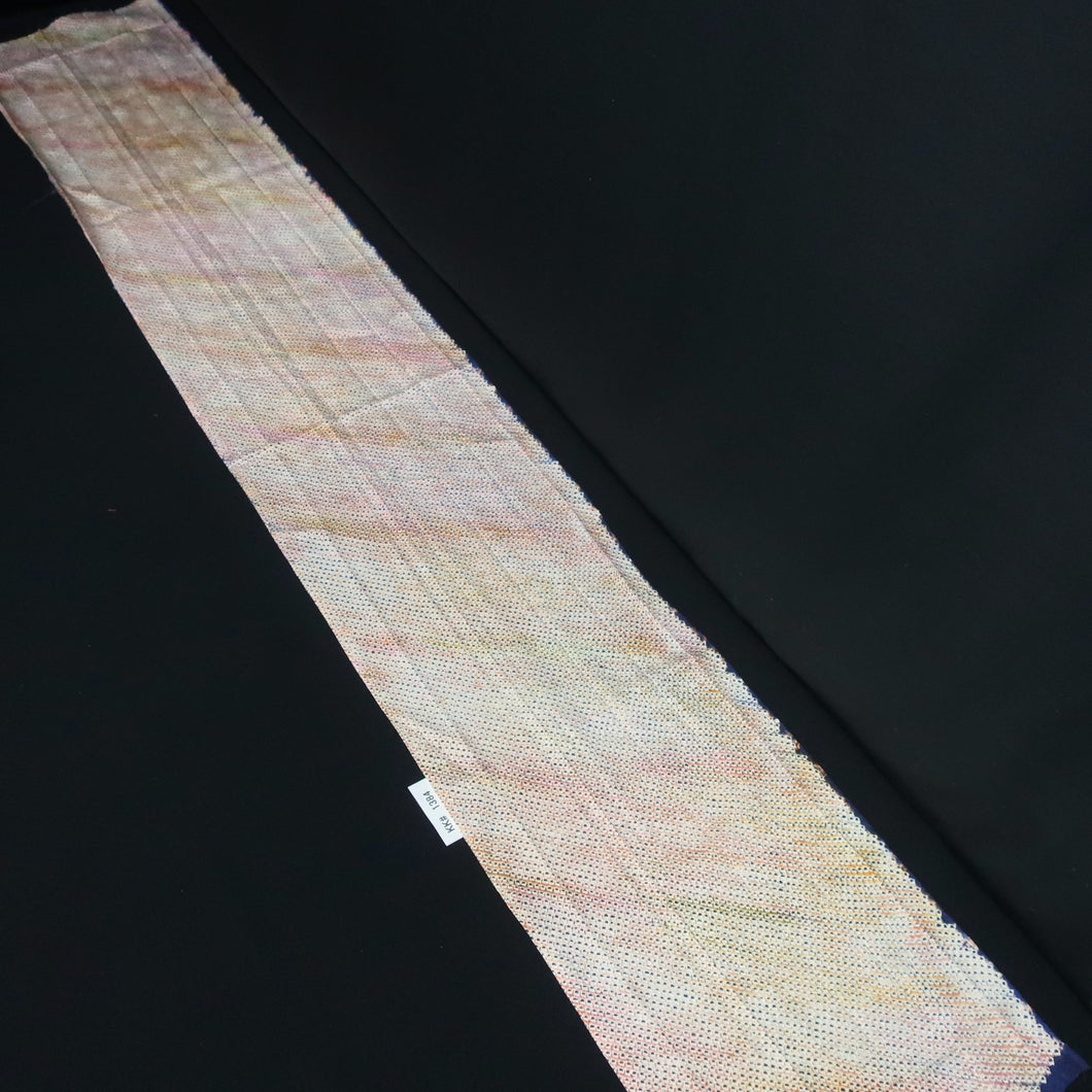 KK1384B7 Silk Kimono Fabric Vintage(1950-1980) Shibori Gradation 77.6x11.4in(197x29cm)