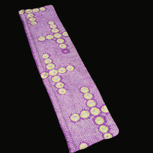 Load image into Gallery viewer, KK1459A1 Silk Kimono Fabric Vintage(Pre-1920) Shibori Purple 51.6x12.6in(131x32cm)
