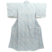 Load image into Gallery viewer, Kimono Light Blue Shibori Silk #10533B3
