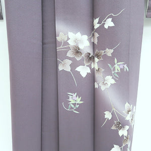 Furisode Pale Purple Ivy Bellflower Silk #9688J4