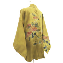 Load image into Gallery viewer, Haori Jacket Khaki Gradation Ajisai Silk #10692D1
