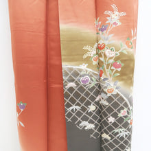 Load image into Gallery viewer, Kimono Vermillion Silk #10245E3

