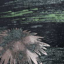 Load image into Gallery viewer, Haori Jacket Vintage(1950-1980) Black Gold Silver Chrysanthemum Silk #10186D5
