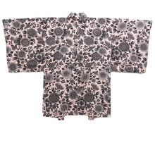 Load image into Gallery viewer, Haori Jacket Vintage(1950-1980) Pale Pink Flower Silk #10843E2
