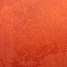 Load image into Gallery viewer, Juban Vintage(1950-1980) Red Peony Chrysanthemum Silk #10504B1
