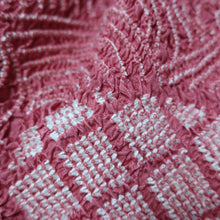 Load image into Gallery viewer, Silk Japanese Obiage Shibori Dusty Pink 50.4x5.1in(128x13cm) A#10019

