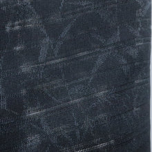 Load image into Gallery viewer, Silk Japanese Obiage See-Through Black 65.4x10.6in(166x27cm) A#10049
