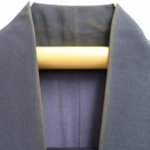 Load image into Gallery viewer, Men's Juban Vintage(1950-1980) Gray Utamaro Ukiyoe Silk #10874E4
