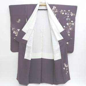 Furisode Pale Purple Ivy Bellflower Silk #9688J4