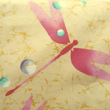 Load image into Gallery viewer, Yukata Pale Yellow Dragonfly Cotton #10747D3
