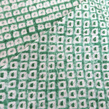 Load image into Gallery viewer, CC1015C1 Silk 4pcs Bundle Kimono Fabric Shibori Green 74.8x5.9in(190x15cm)
