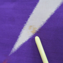 Load image into Gallery viewer, Kimono Vintage(1920-1950) Purple Meisen Silk #10767D4
