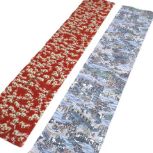 Load image into Gallery viewer, CC1008C1 Silk 8pcs Bundle Kimono Fabric Blue Green 33.1x5.9in(84x15cm)
