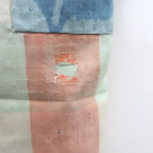 Load image into Gallery viewer, Haori Jacket Vintage(1920-1950) Light Gray Light Blue Meisen Silk #11002F5
