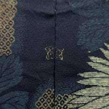 Load image into Gallery viewer, Haori Jacket Vintage(1950-1980) Black Gold Chrysanthemum Silk #10006C3
