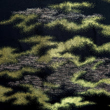 Load image into Gallery viewer, Haori Jacket Vintage(1950-1980) Black Gold Cloud Silk #10993F4
