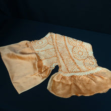 Load image into Gallery viewer, Silk Japanese Obiage Shibori Orange 53.5x7.1in(136x18cm) A#10009
