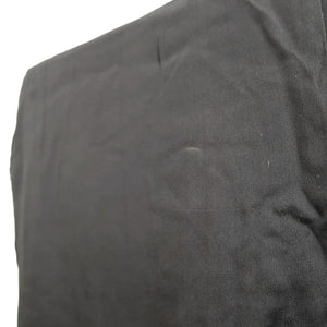 Tomesode Vintage(1920-1950) Black Crane Birds Hand painted Silk #10494B1