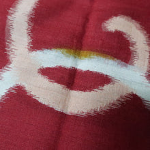 Load image into Gallery viewer, KK1509A2 Silk Kimono Fabric Vintage(1920-1950) Meisen Red 61.0x12.6in(155x32cm)
