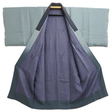 Load image into Gallery viewer, Men's Juban Vintage(1950-1980) Gray Utamaro Ukiyoe Silk #10874E4

