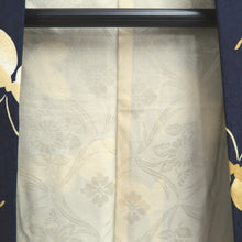 Load image into Gallery viewer, Haori Jacket Midnight blue Butterfly Silk #10854E3
