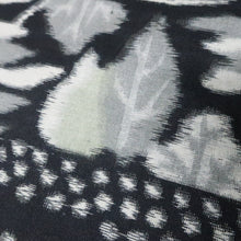 Load image into Gallery viewer, KK1479A2 Silk Kimono Fabric Vintage(1950-1980) Meisen Black 61.0x12.2in(155x31cm)
