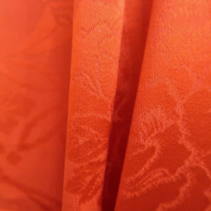 Juban Vintage(1950-1980) Red Peony Chrysanthemum Silk #10504B1