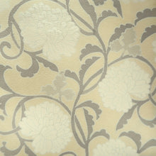 Load image into Gallery viewer, Kimono Pale Yellow Chrysanthemum Tall Silk #9925B4
