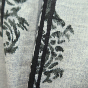 Men's Yukata Gray Black Dragon Cotton #10362F3