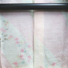 Load image into Gallery viewer, Haori Jacket Vintage(1950-1980) Black Gold Silver Rangiku Chrysanthemum Silk #9719A1
