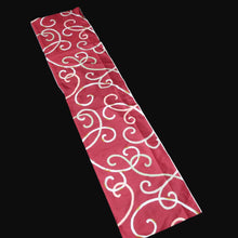 Load image into Gallery viewer, KK1500A2 Silk Kimono Fabric Vintage(1920-1950) Meisen Red 58.7x12.6in(149x32cm)
