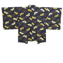 Load image into Gallery viewer, Haori Jacket Midnight blue Butterfly Silk #10854E3
