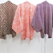 Load image into Gallery viewer, Bundle 12pcs Silk Vintage Full Shibori Haori Wholesale Bulk Free Shipping #488
