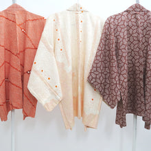 Load image into Gallery viewer, Bundle 12pcs Silk Vintage Full Shibori Haori Wholesale Bulk Free Shipping #716
