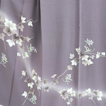 Load image into Gallery viewer, Furisode Pale Purple Ivy Bellflower Silk #9688J4
