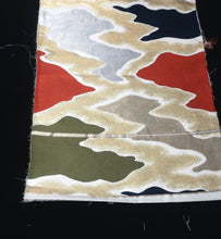 Load image into Gallery viewer, BB10106AG Silk Obi Fabric Vintage(1950-1980) Abstract art Gold Silver 97.2x10.6in(247x27cm)

