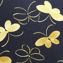 Load image into Gallery viewer, Haori Jacket Midnight blue Butterfly Silk #10854E3
