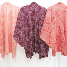 Load image into Gallery viewer, Bundle 12pcs Silk Vintage Full Shibori Haori Wholesale Bulk Free Shipping #789
