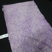 Load image into Gallery viewer, KK1460A1 Silk Kimono Fabric Vintage(1920-1950) Shibori Purple 43.7x11.4in(111x29cm)
