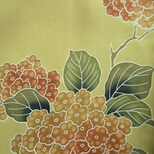 Load image into Gallery viewer, Haori Jacket Khaki Gradation Ajisai Silk #10692D1
