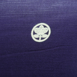 Haori Jacket Vintage(1950-1980) Purple See-Through Silk #10232E2