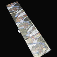 Load image into Gallery viewer, BB10016AB Silk Obi Fabric Tokaido Gold Green 52.4x11.0in(133x28cm)
