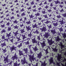 Load image into Gallery viewer, KK1460A1 Silk Kimono Fabric Vintage(1920-1950) Shibori Purple 43.7x11.4in(111x29cm)
