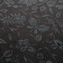 Load image into Gallery viewer, Haori Jacket Vintage(1950-1980) Black Butterfly Flower Silk #10673D1
