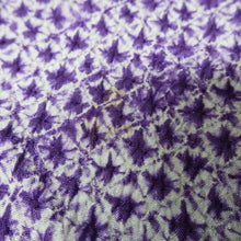 Load image into Gallery viewer, KK1460A1 Silk Kimono Fabric Vintage(1920-1950) Shibori Purple 43.7x11.4in(111x29cm)
