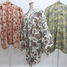 Load image into Gallery viewer, Bundle 12pcs Silk Vintage Haori Jacket Wholesale Bulk Free Shipping #641
