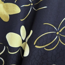 Load image into Gallery viewer, Haori Jacket Midnight blue Butterfly Silk #10854E3
