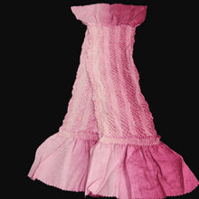 Load image into Gallery viewer, Silk Japanese Obiage Shibori Pink Gradation 51.2x5.1in(130x13cm) A#10020
