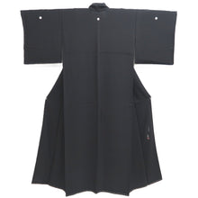 Load image into Gallery viewer, Kimono Black Double-layer See-Through Tall Silk #10523B2

